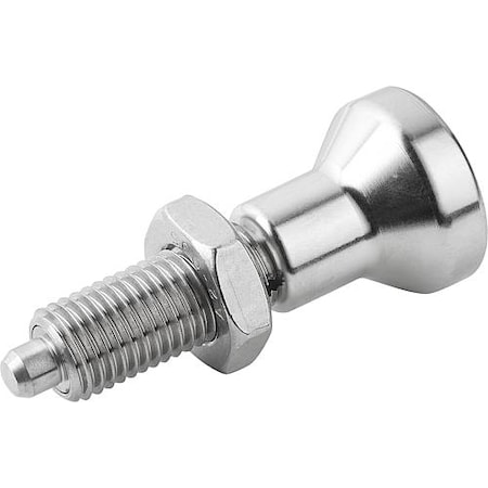 KIPP Indexing Plungers, all stainless steel, Style H, metric K0634.002410